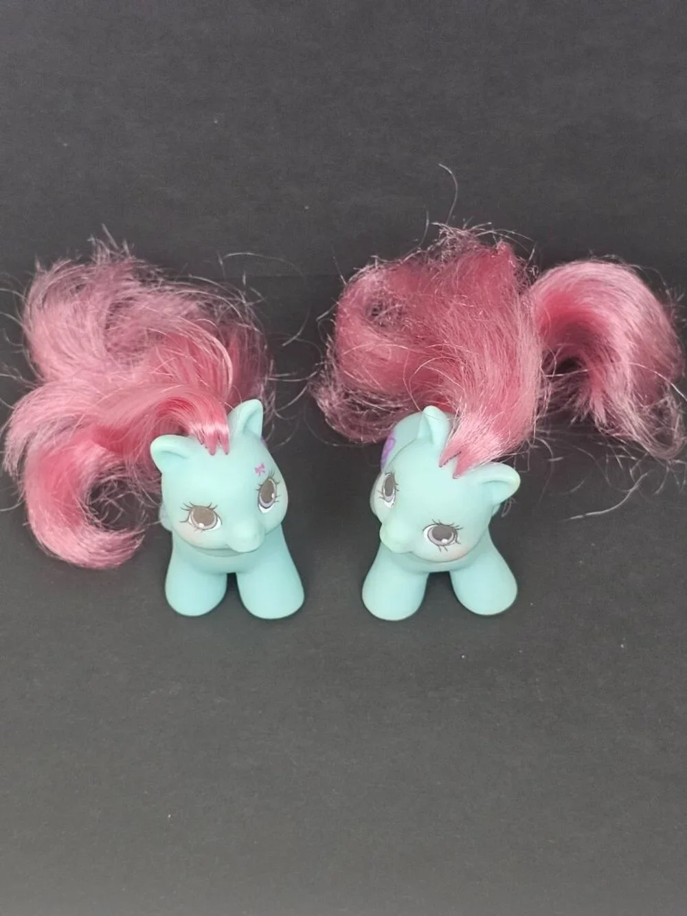 Vintage My Little Pony G1 Teeny Tiny Twins Baby Rattles And Tattles MLP 1989 Set